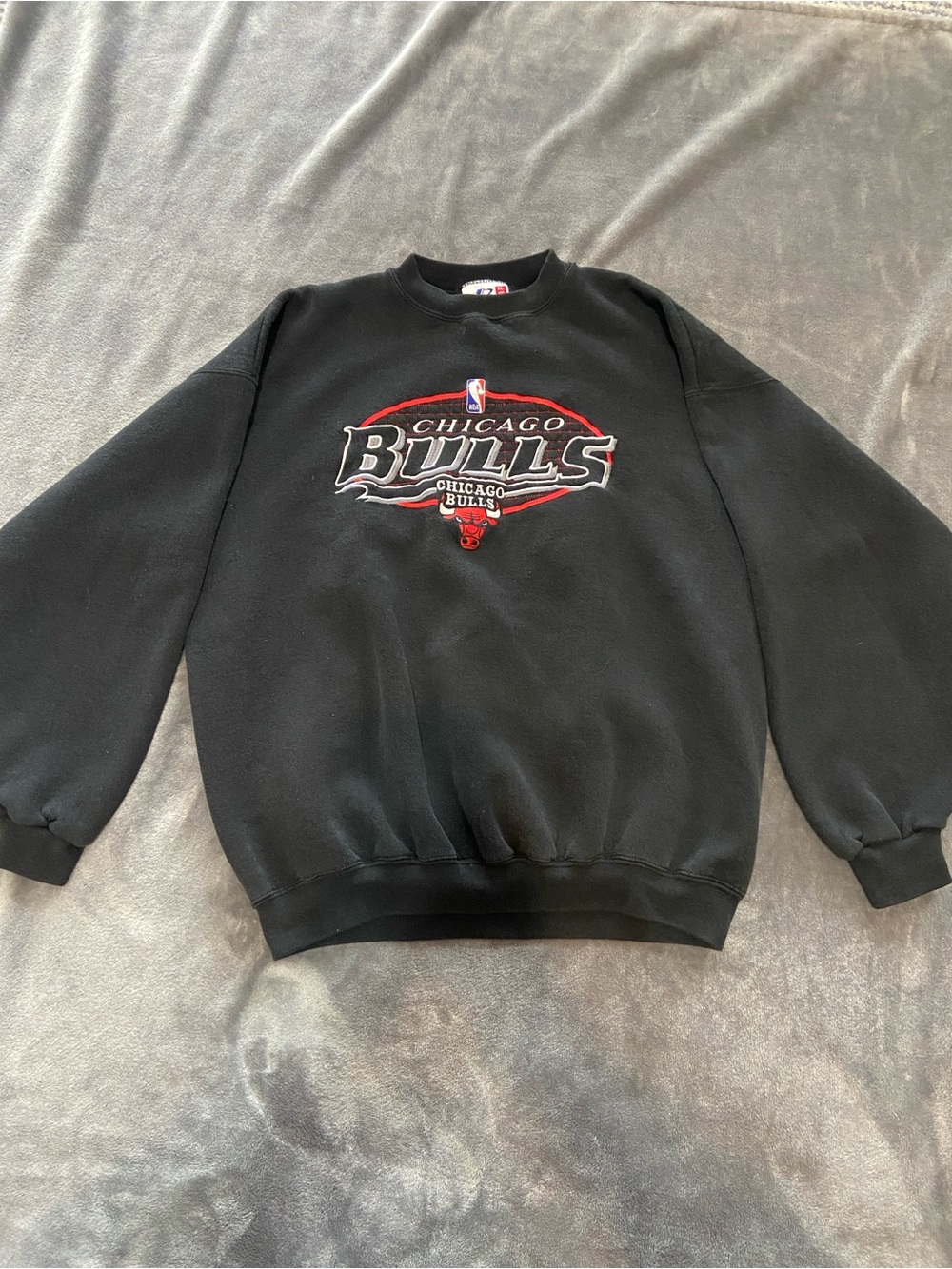Vintage Logo Athletic Chicago Bulls Crewneck Sweatshirt